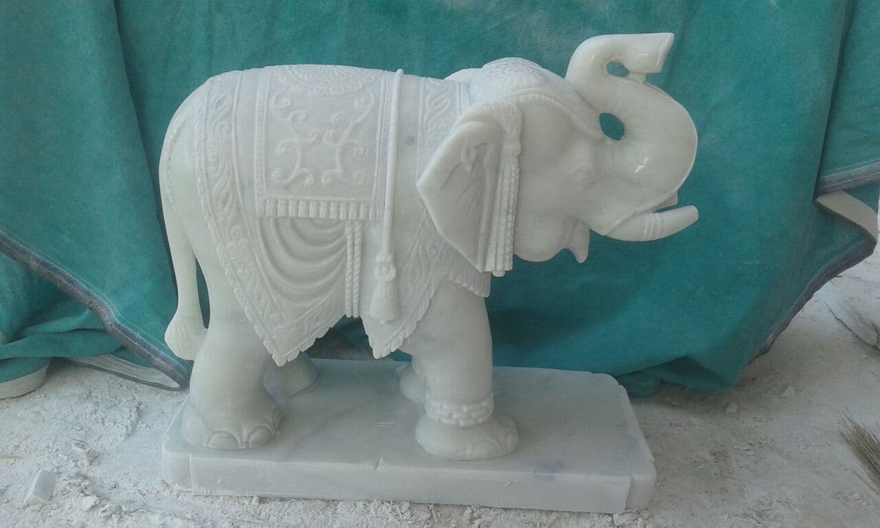 Marble Dust Elephant view 2