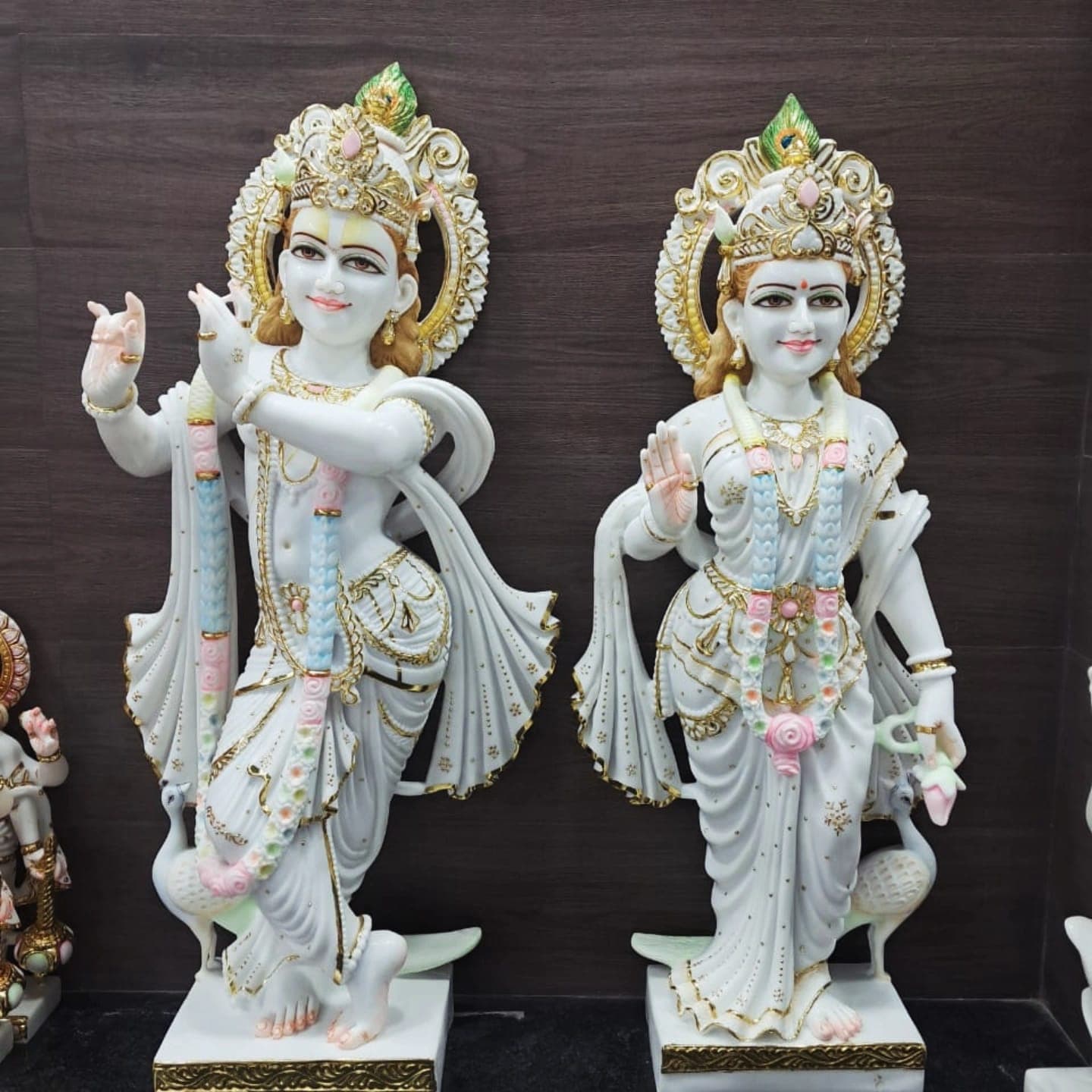 Vietnam Marble Radha Krishna — Vietnam White Marble